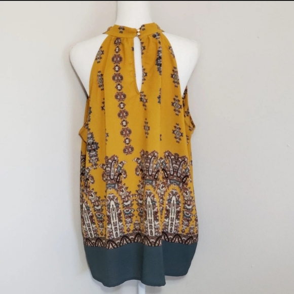 Zenobia Gold and Teal Tank - Picture 2 of 7